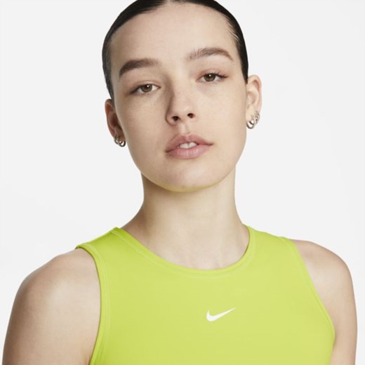 Damska koszulka treningowa bez rękawów Nike Pro Dri-FIT - Zieleń Nike M promocja Nike poland