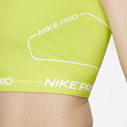 Damska koszulka treningowa bez rękawów Nike Pro Dri-FIT - Zieleń Nike M okazja Nike poland