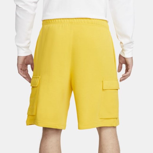 Męskie krótkie bojówki Nike Sportswear Standard Issue - Żółć Nike XL okazyjna cena Nike poland