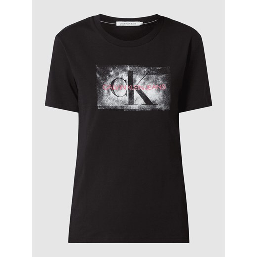 T-shirt z nadrukiem z logo XS Peek&Cloppenburg  okazja