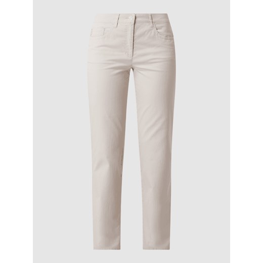 Spodnie z prostymi nogawkami model ‘Greta’ Zerres 36S promocyjna cena Peek&Cloppenburg 
