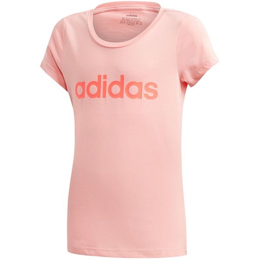Koszulka dziewczęca Essentials Linear Logo Adidas 170cm okazja SPORT-SHOP.pl
