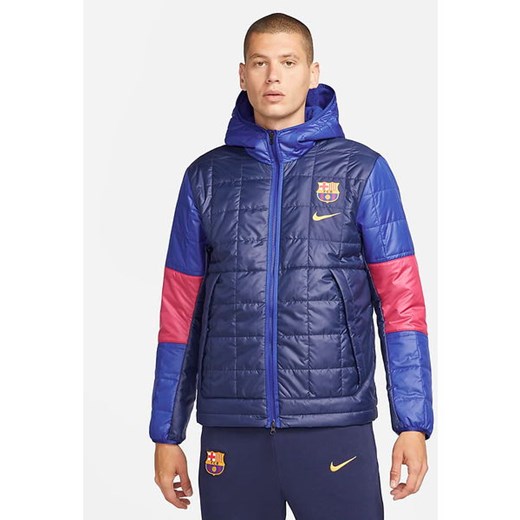 Kurtka męska FC Barcelona Synthetic-Fill Nike Nike M wyprzedaż SPORT-SHOP.pl