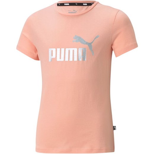 Koszulka dziewczęca ESS+ Logo Tee Puma Puma 164cm wyprzedaż SPORT-SHOP.pl