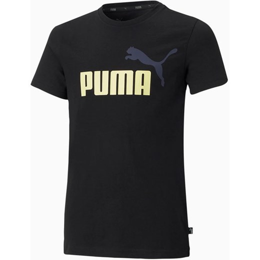 Koszulka juniorska Essentials+ 2 Colour Logo Tee Puma Puma 128cm okazyjna cena SPORT-SHOP.pl