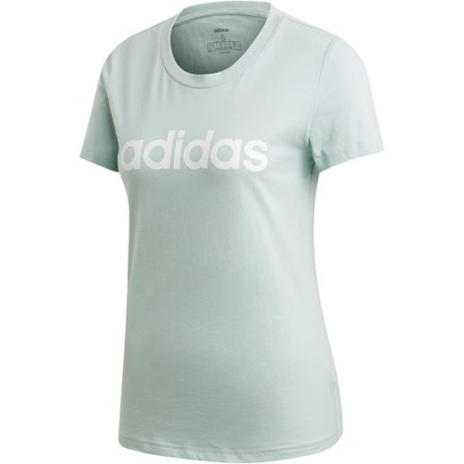 Koszulka damska Essentials Linear Slim Adidas XS wyprzedaż SPORT-SHOP.pl