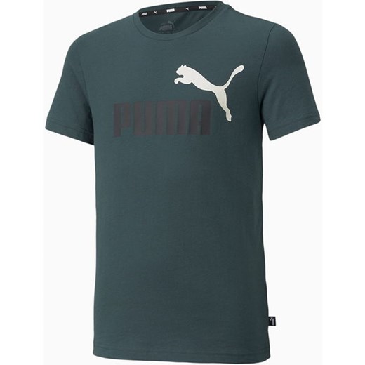 Koszulka juniorska Essentials+ 2 Colour Logo Tee Puma Puma 140cm promocja SPORT-SHOP.pl