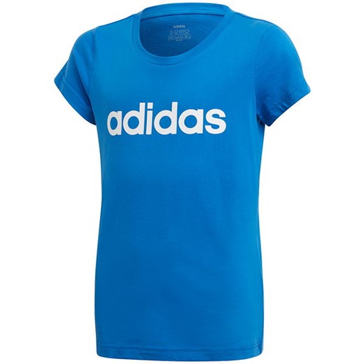 Koszulka dziewczęca Essentials Linear Logo Adidas 152cm okazja SPORT-SHOP.pl