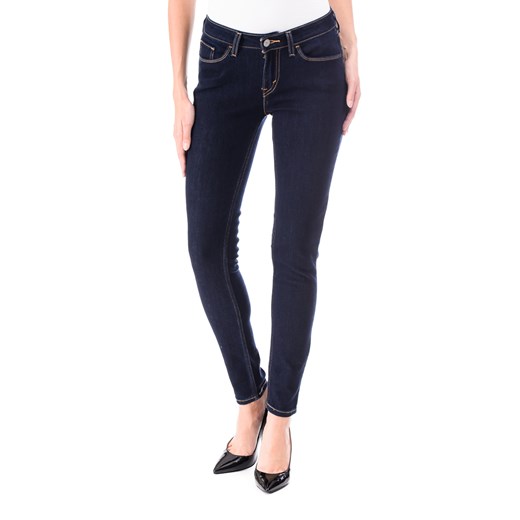 Jeansy Levi's Legging "Canal Rinse" be-jeans czarny dopasowane