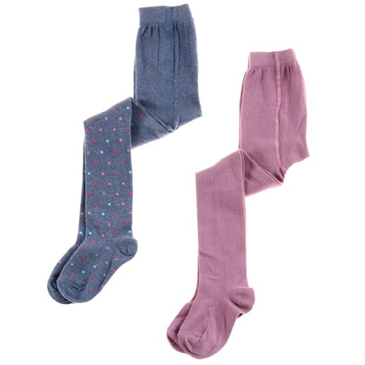 Cool Club, Rajstopy dziewczęce 2-pack, rozmiar 104/110 - Wyprzedaż - ubrania i buty nawet do -50% taniej! smyk-com niebieski dziewczęce