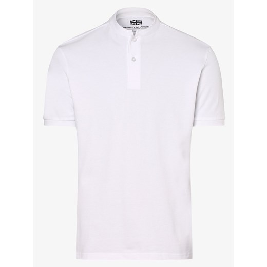 Finshley & Harding London - Męska koszulka polo – Randy, biały Finshley & Harding London XL promocyjna cena vangraaf