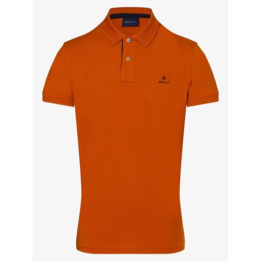 Gant - Męska koszulka polo, pomarańczowy Gant M vangraaf
