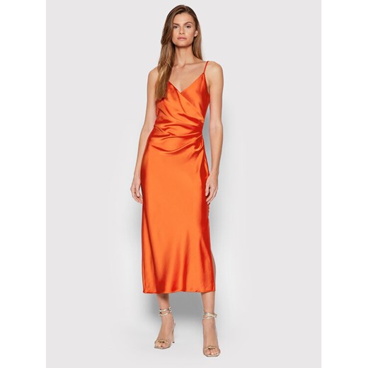 Imperial Sukienka koktajlowa AB5MCEH Pomarańczowy Regular Fit Imperial S promocja MODIVO