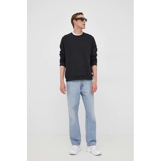 Paul Smith bluza z domieszką wełny męska kolor czarny gładka Paul Smith XL ANSWEAR.com