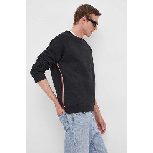 Paul Smith bluza z domieszką wełny męska kolor czarny gładka Paul Smith M ANSWEAR.com