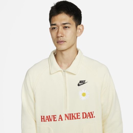 Męska bluza z długim rękawem Nike Sportswear - Biel Nike M Nike poland