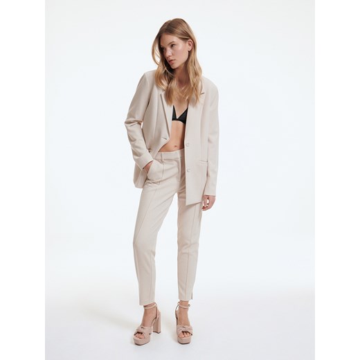 Reserved - Gładka marynarka - Beżowy Reserved L Reserved