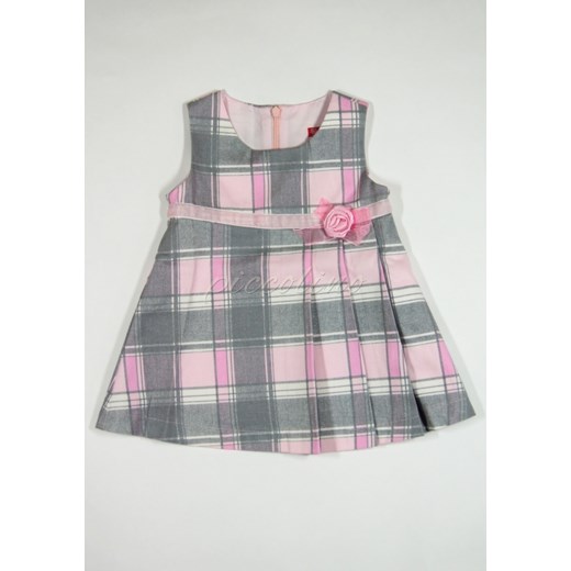 Sukienka wizytowa Kiki Kids - rozmiar 74 piccolino-sklep-pl rozowy bawełniane