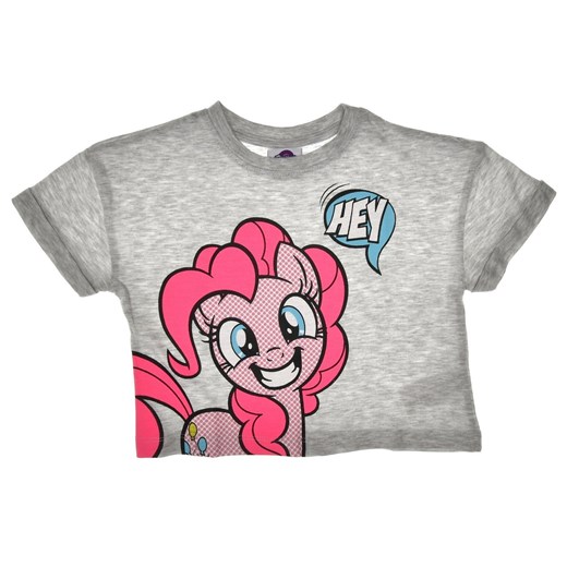 Krótki T-shirt dziecięcy My Little Pony szary Licencja 110 okazja Sklep Dorotka