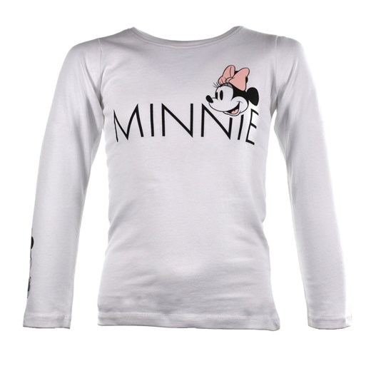 Bluzka dla dziewczynki Myszki Minnie biała Licencja Walt Disney 104 Sklep Dorotka