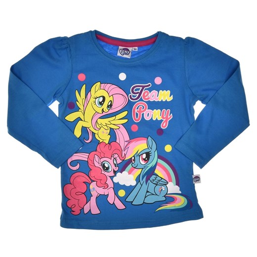 Bluzka dla dzieci z długim rękawem My Little Pony niebieska Licencja 104 Sklep Dorotka