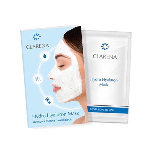 Hialuronowa maska nawilżająca 5 ml ze sklepu e-clarena.eu w kategorii Maski do twarzy - zdjęcie 138369549