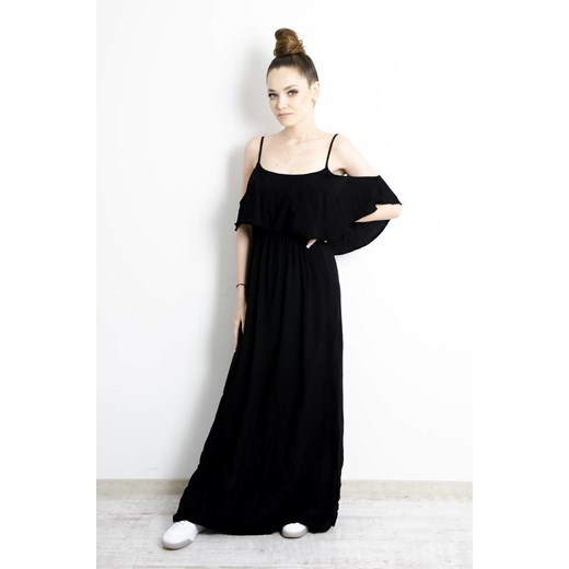 SUKIENKA HISZPANKA MAXI NA RAMIĄCZKA- CZARNA Olika M/L olika.com.pl