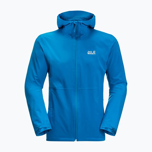Kurtka przeciwdeszczowa męska Jack Wolfskin Pack & Go Shell niebieska Jack Wolfskin L sportano.pl