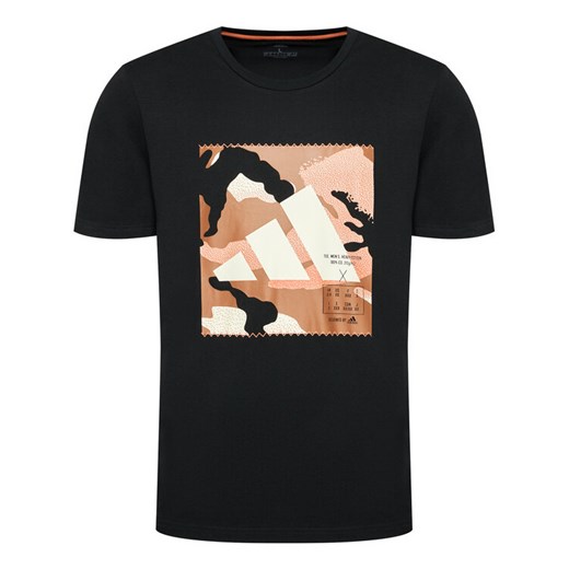adidas T-Shirt Athletics Graphic GN6838 Czarny Standard Fit L okazja MODIVO