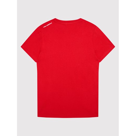 KARL LAGERFELD T-Shirt Z25303 D Czerwony Regular Fit Karl Lagerfeld 16Y promocja MODIVO