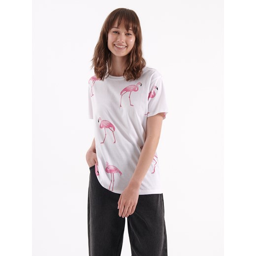 Koszulka we flamingi - Różowy House XL House