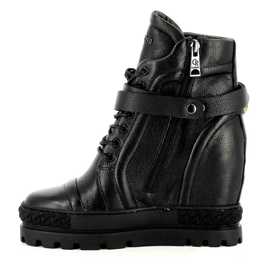 Czarne sneakersy na koturnie CARINII Carinii 39 Sklep Carinii