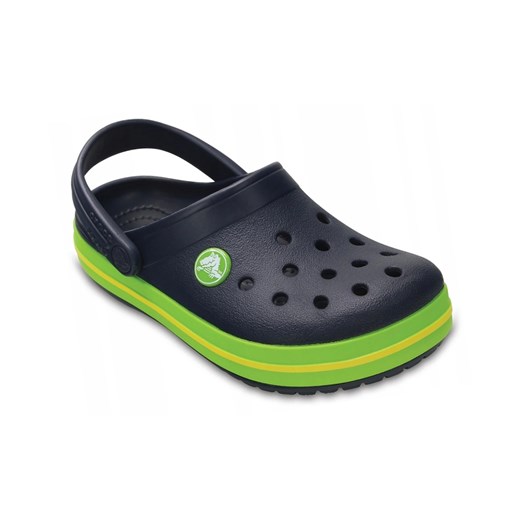 KLAPKI DZIECIĘCE CROCBAND CLOG GRANATOWE 204537-4K6 Crocs 33-34 taniesportowe.pl wyprzedaż