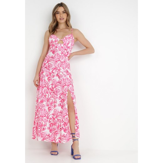 Różowa Sukienka Cadmasius ze sklepu Born2be Odzież w kategorii Sukienki - zdjęcie 138442037