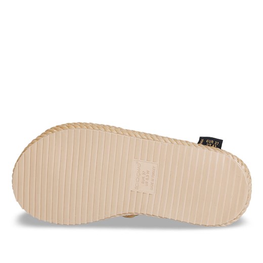 Bohonamd Sandały Damskie Roma Rope - Beige Colmar US 8.5 / EU 39 / 25 CM runcolors