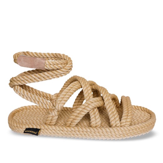 Bohonamd Sandały Damskie Roma Rope - Beige Colmar US 9.5 / EU 41 / 26.5 CM runcolors