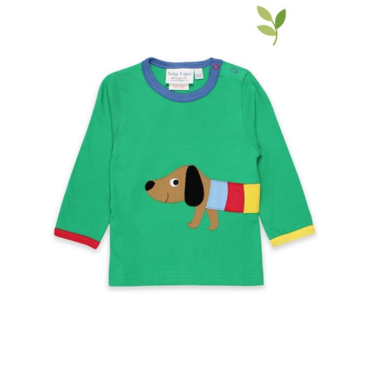 Koszulka "Multi Sausage Dog" w kolorze zielonym Toby Tiger 98 promocja Limango Polska