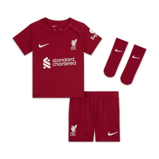 Strój piłkarski dla niemowląt Liverpool F.C. 2022/23 (wersja domowa) - Czerwony Nike 18-24M Nike poland