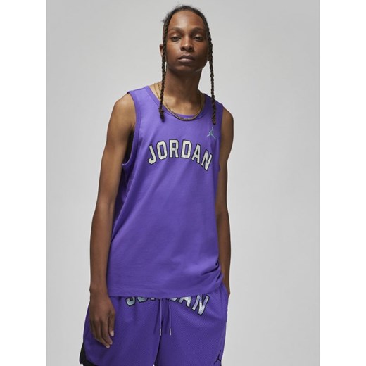 Męska koszulka bez rękawów z grafiką Jordan Sport DNA - Fiolet Jordan XL Nike poland