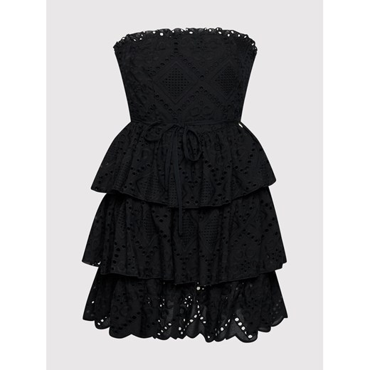 Rinascimento Sukienka letnia CFC0103557003 Czarny Slim Fit Rinascimento XL promocyjna cena MODIVO