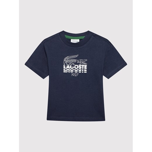 Lacoste T-Shirt TJ4282 Granatowy Regular Fit Lacoste 2Y MODIVO okazja