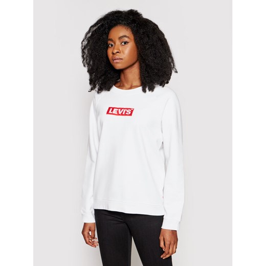 Levi's® Bluza Relaxed Graphic Crew 29717-0092 Biały Relaxed Fit S MODIVO okazja
