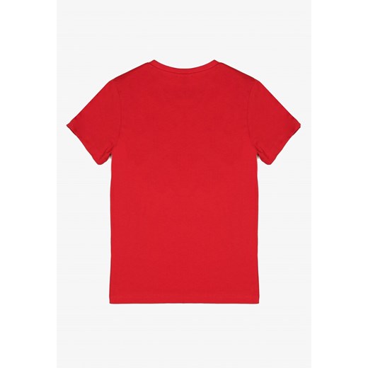Czerwona T-shirt z Bawełny Haidippe 164-170 Born2be Odzież
