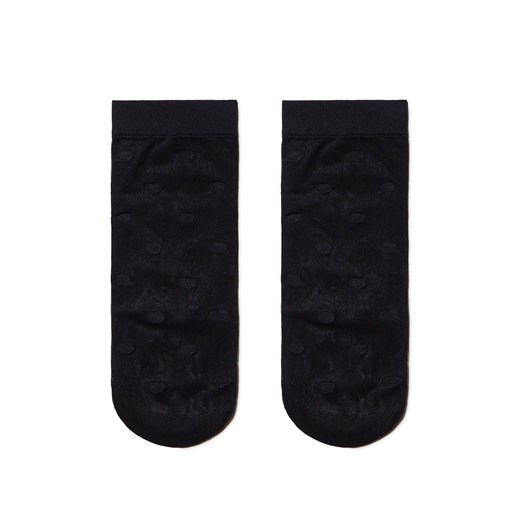 Fantasy skarpetki w grochy, Kolor czarny-wzór, Rozmiar 36-39, Conte ze sklepu Intymna w kategorii Skarpetki damskie - zdjęcie 138541167