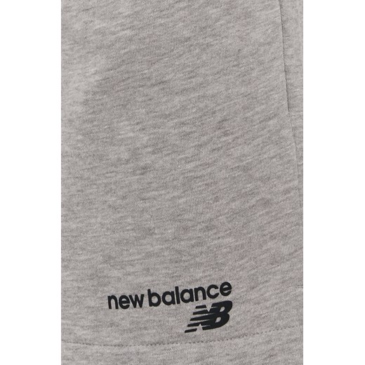 New Balance Szorty męskie kolor szary New Balance XXL okazja ANSWEAR.com