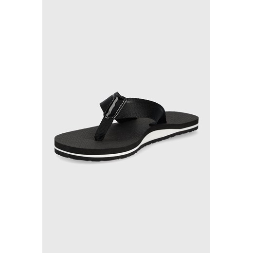 Calvin Klein japonki damskie kolor czarny na płaskim obcasie Calvin Klein 37 ANSWEAR.com