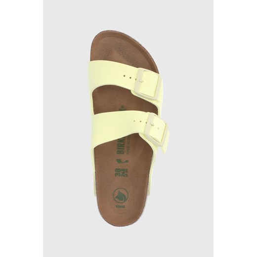 Birkenstock klapki Arizona damskie kolor żółty 36 ANSWEAR.com