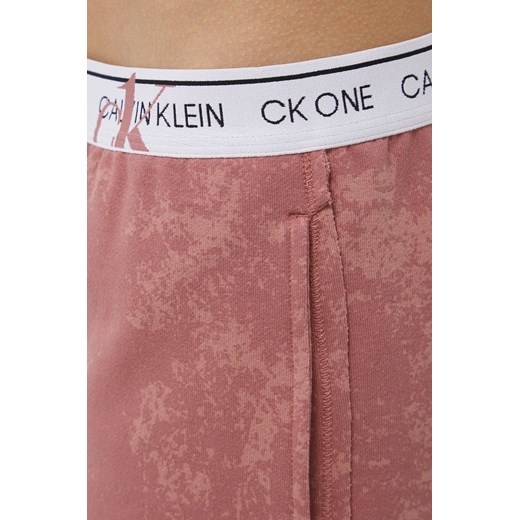 Calvin Klein Underwear szorty piżamowe CK One damskie kolor różowy Calvin Klein Underwear XS ANSWEAR.com