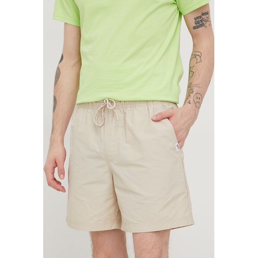 Tommy Jeans szorty męskie kolor beżowy Tommy Jeans S ANSWEAR.com