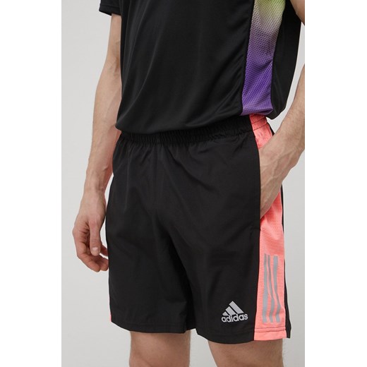 adidas Performance szorty do biegania Own The Run męskie kolor czarny L ANSWEAR.com